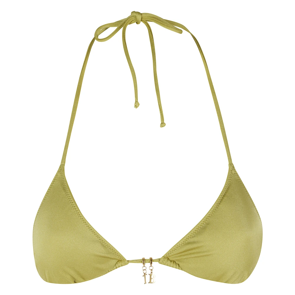 Mc2 Saint Barth Women's Green Bikinis, Xs, Leah Triangle Top
