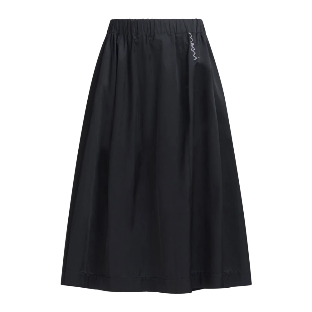 Marni Zwarte A-Lijn Rok Black Dames