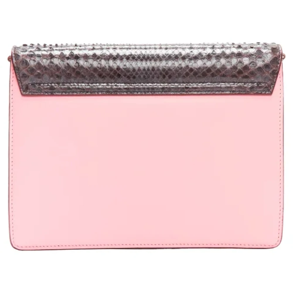 Dolce & Gabbana Pre-owned Leather shoulder-bags Pink Dames