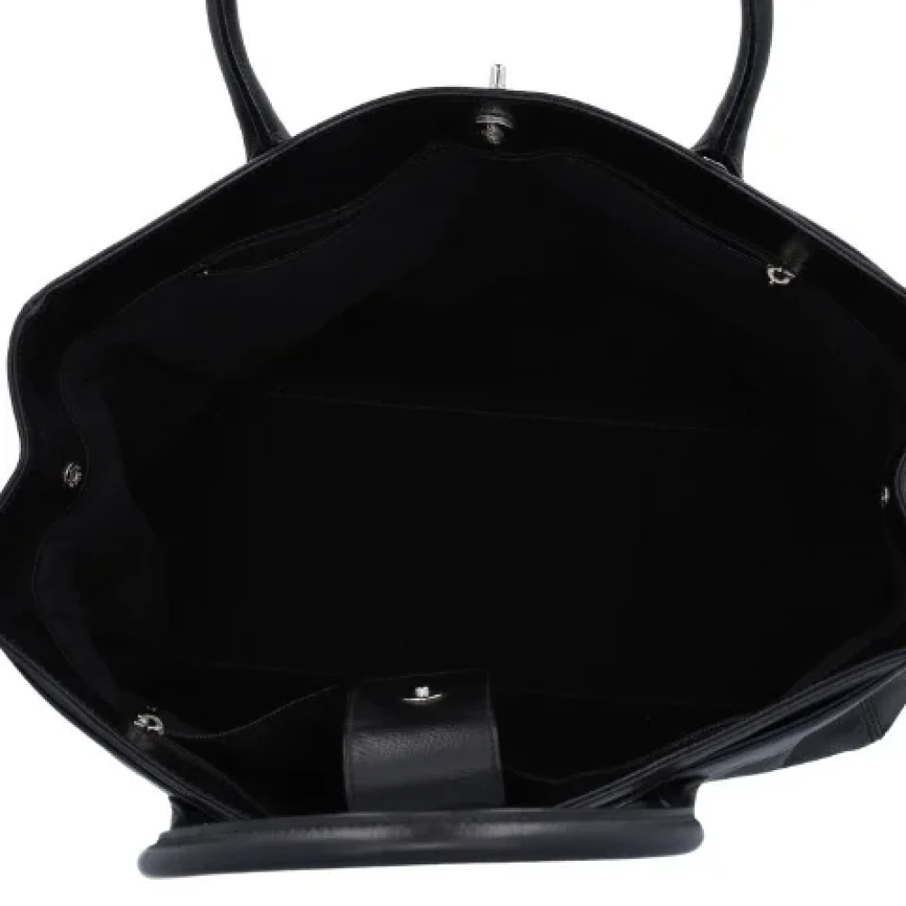 Chanel Vintage Pre-owned Leather chanel-bags Black Dames