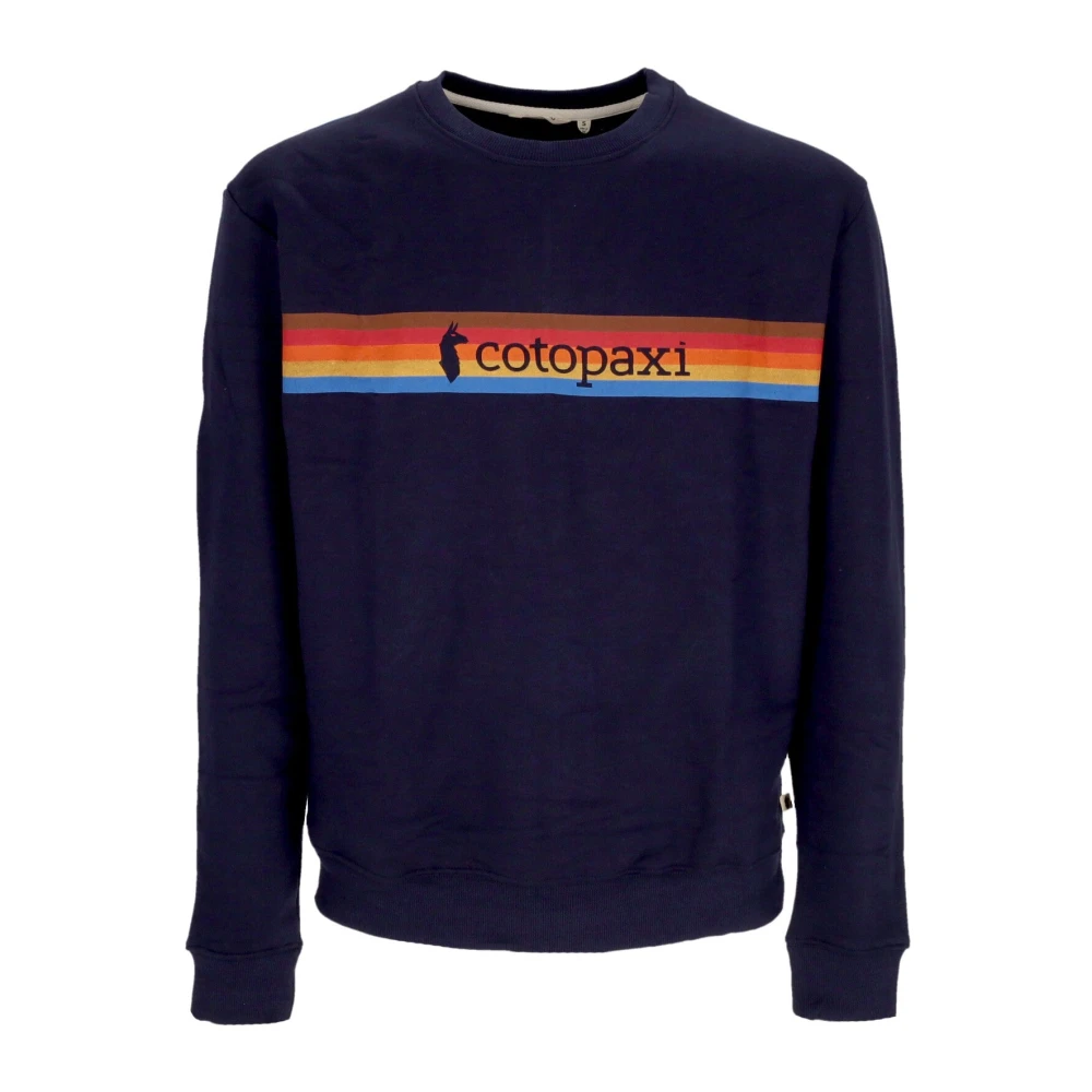 Cotopaxi Retrostijl Crewneck Sweatshirt Blue Heren