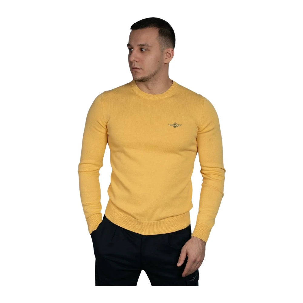 Aeronautica militare T-Shirts Yellow Heren