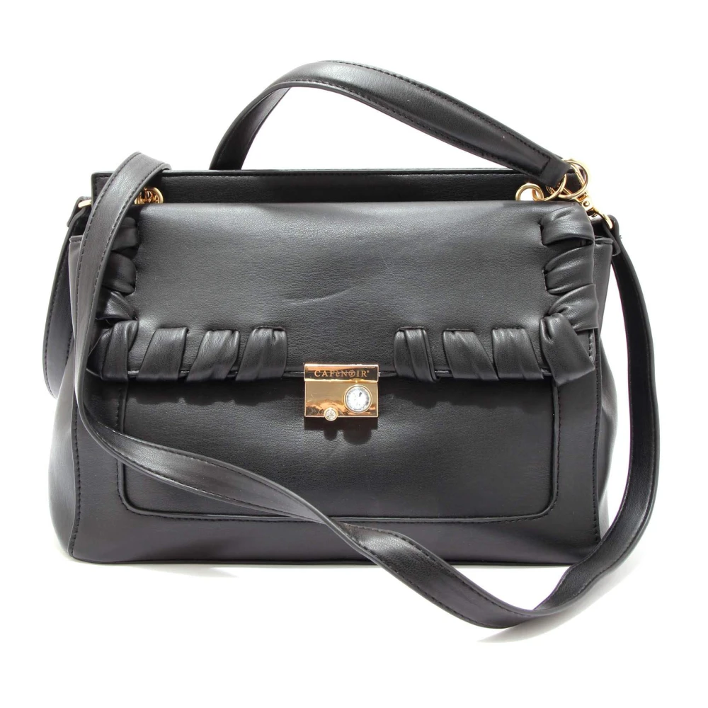 Cafènoir Women's Black Ib0202 Shoulder Bag - Shoulder Bags - One Size - Bags