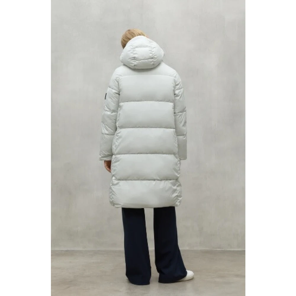 Ecoalf Omkeerbare waterafstotende winterjas White Dames