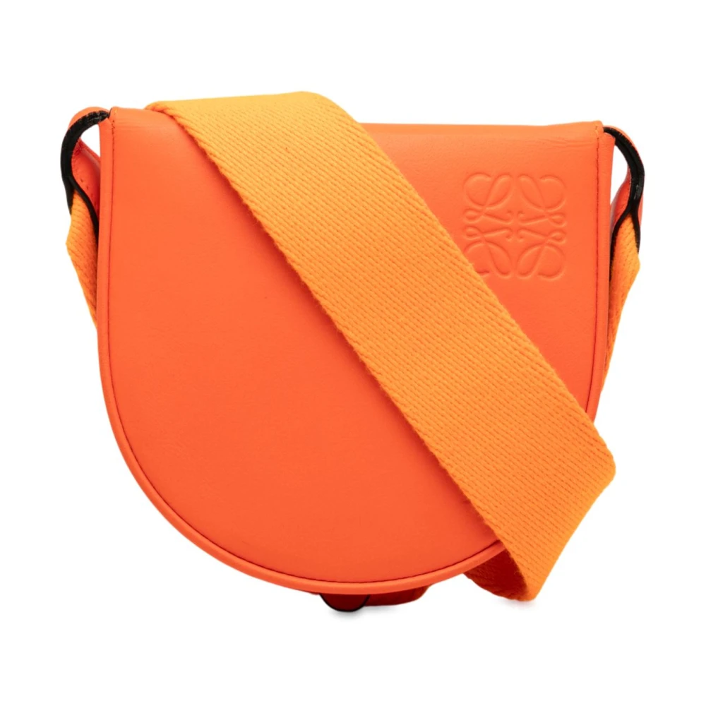 Loewe Pre-Owned Women's Orange Pre-Owned Saddle Bag