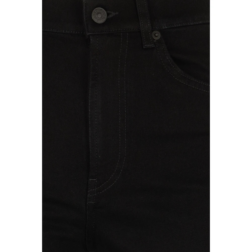 Dondup Zwarte Broek Amber Pantalone Black Dames