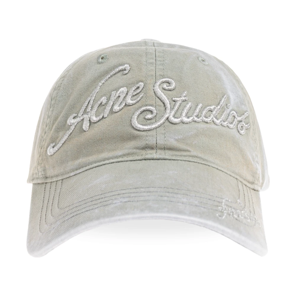 Acne Studios Unisex Gray Hats & Caps, One Size, Baseball Cap