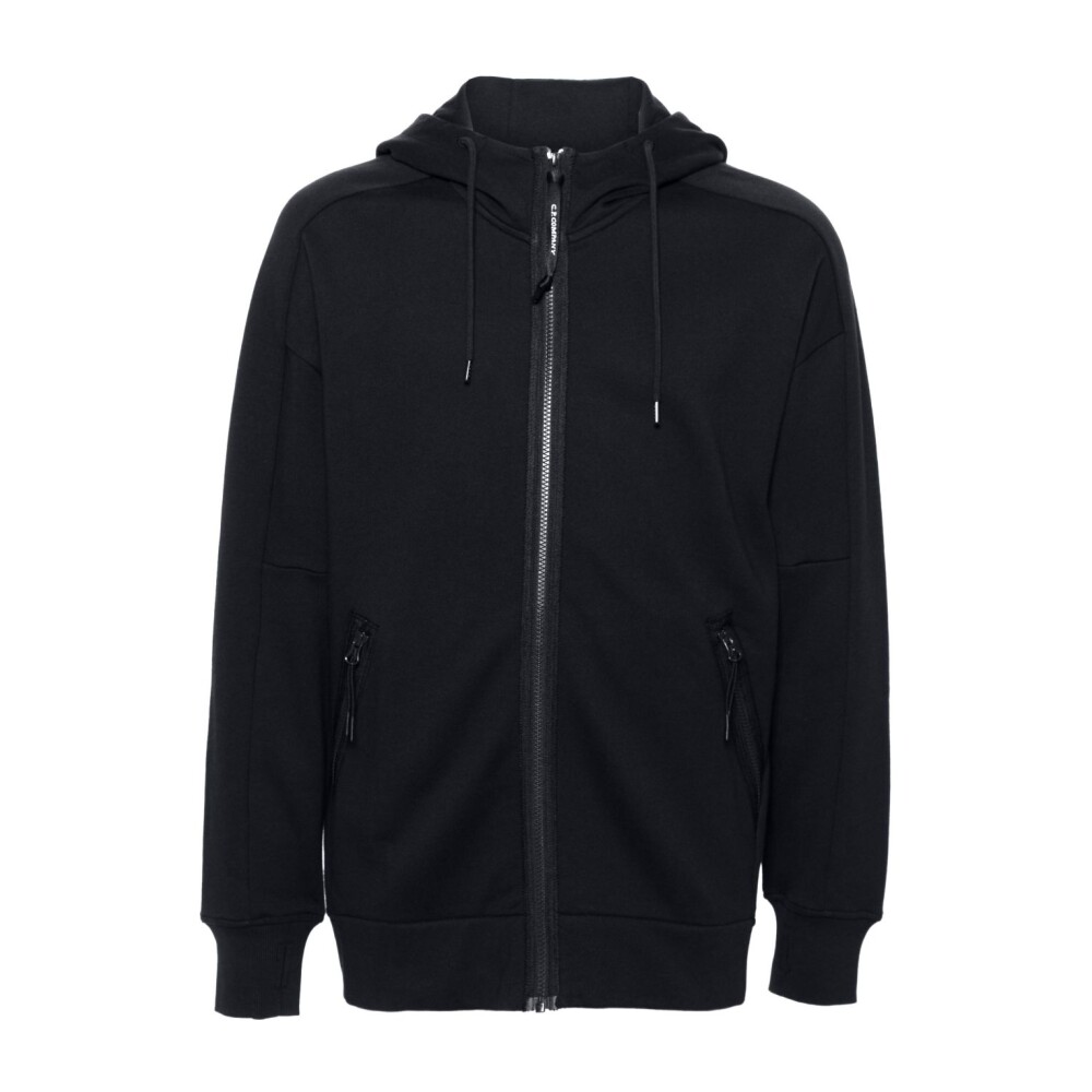 CP COMPANY｜HOOD/ZIP-UP (Indigo Fleece Hoodie (16CMSS184 Sweatshirt C.P. Company C.P. Company Diagonal Raised Fleece