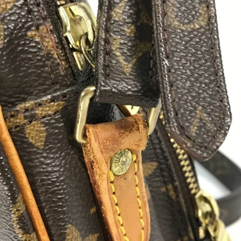 Louis Vuitton Vintage Pre-owned Cotton louis-vuitton-bags Brown Dames