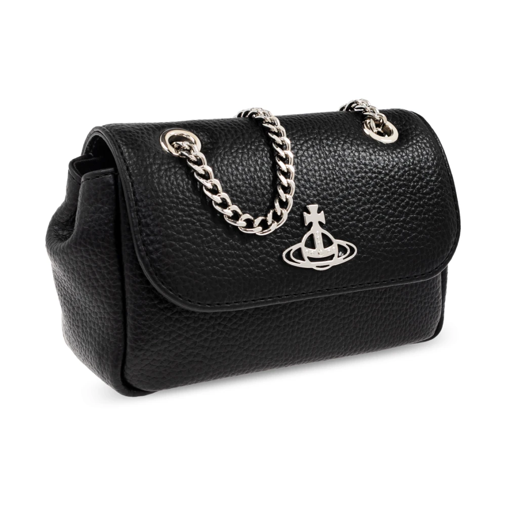 Vivienne Westwood Schoudertas met logo Black Dames