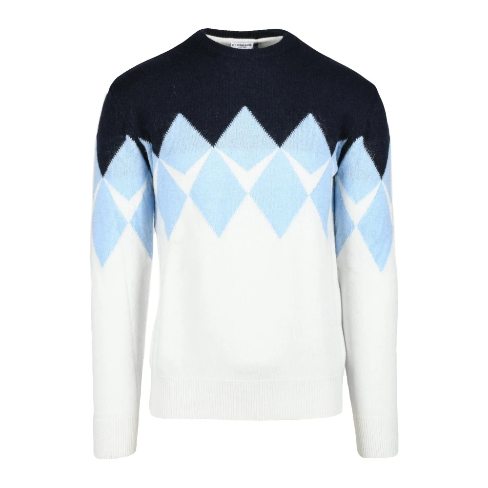 U.s. Polo Assn. Mohair Wolmix Gebreide Trui Multicolor Heren
