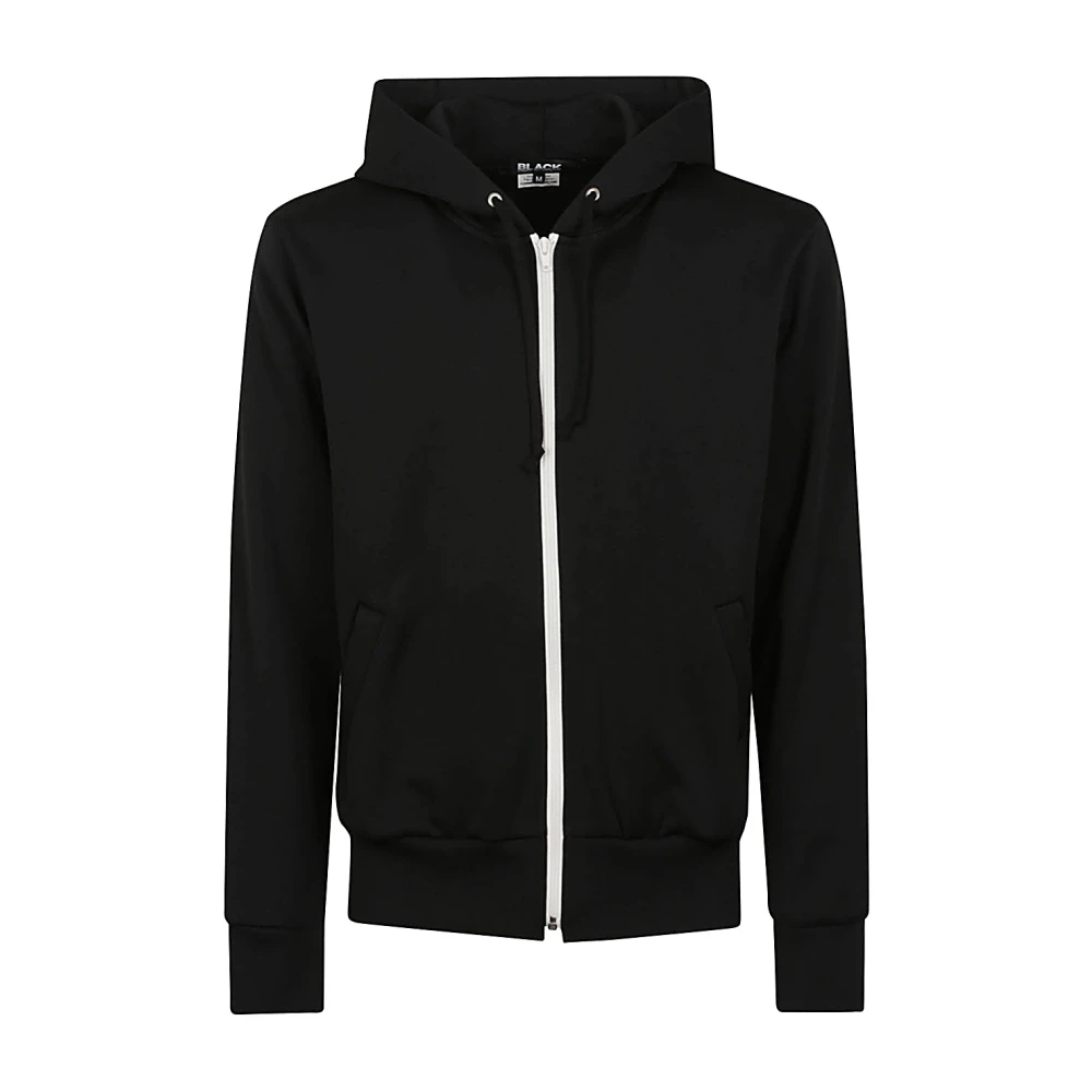 Comme des Garçons Zwarte hoodie met witte details Black Heren