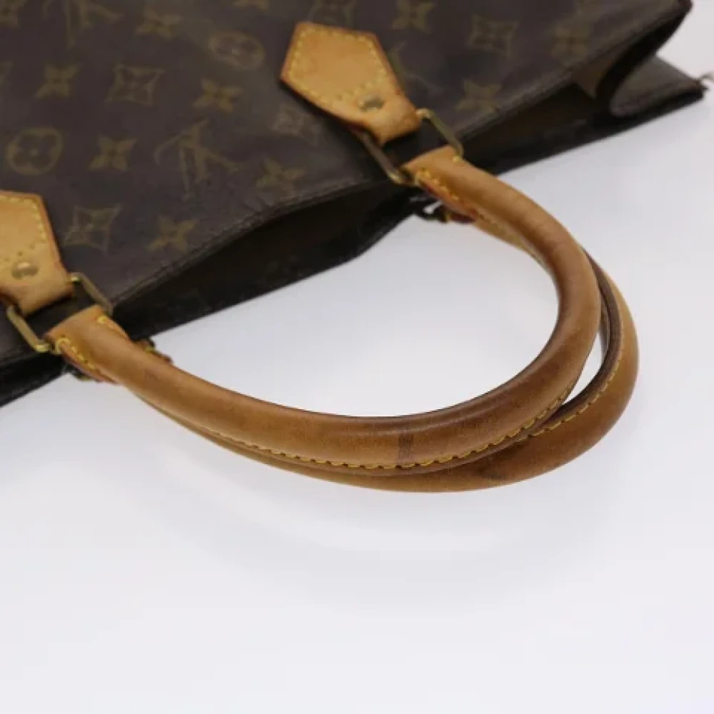Gebrauchte braune Leinwand Louis Vuitton Flache Tasche UR9241