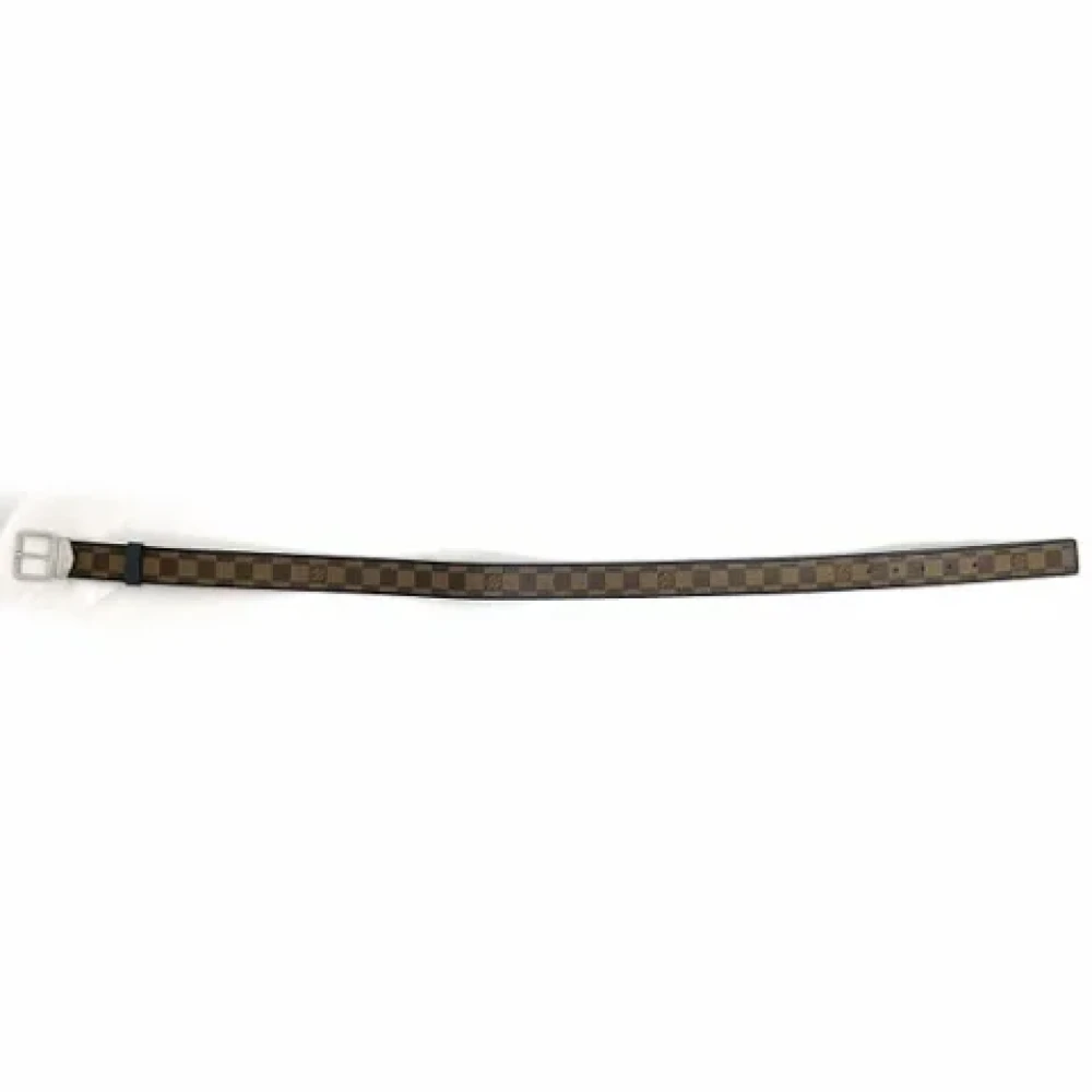 Louis Vuitton Vintage Pre-owned Canvas belts Brown Dames
