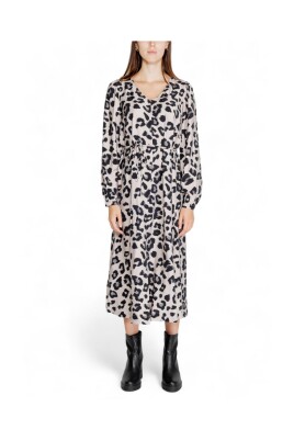 leopard-print-v-neck-midi-kjole
