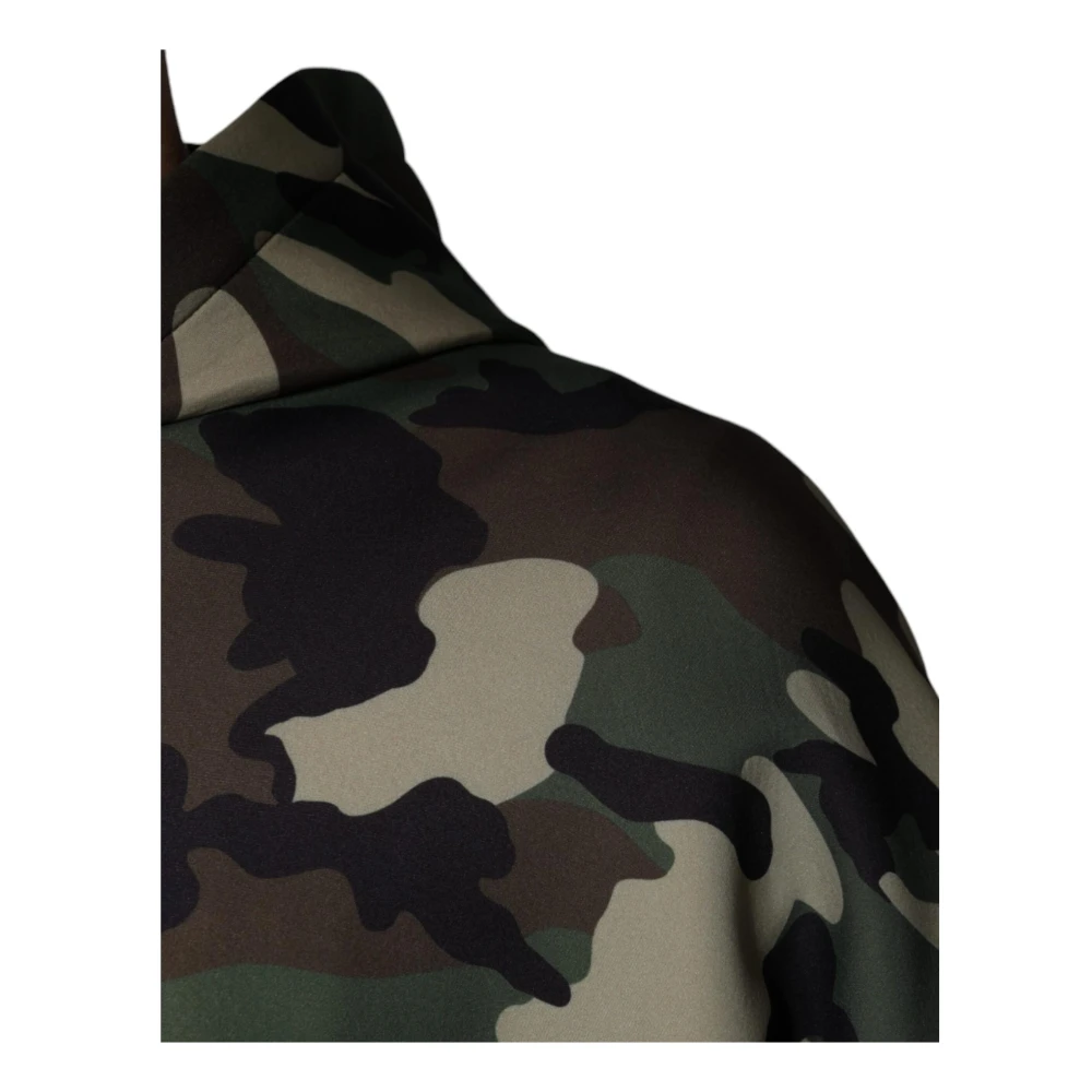 Dolce & Gabbana Camouflage Logo Hoodie Multicolor Heren