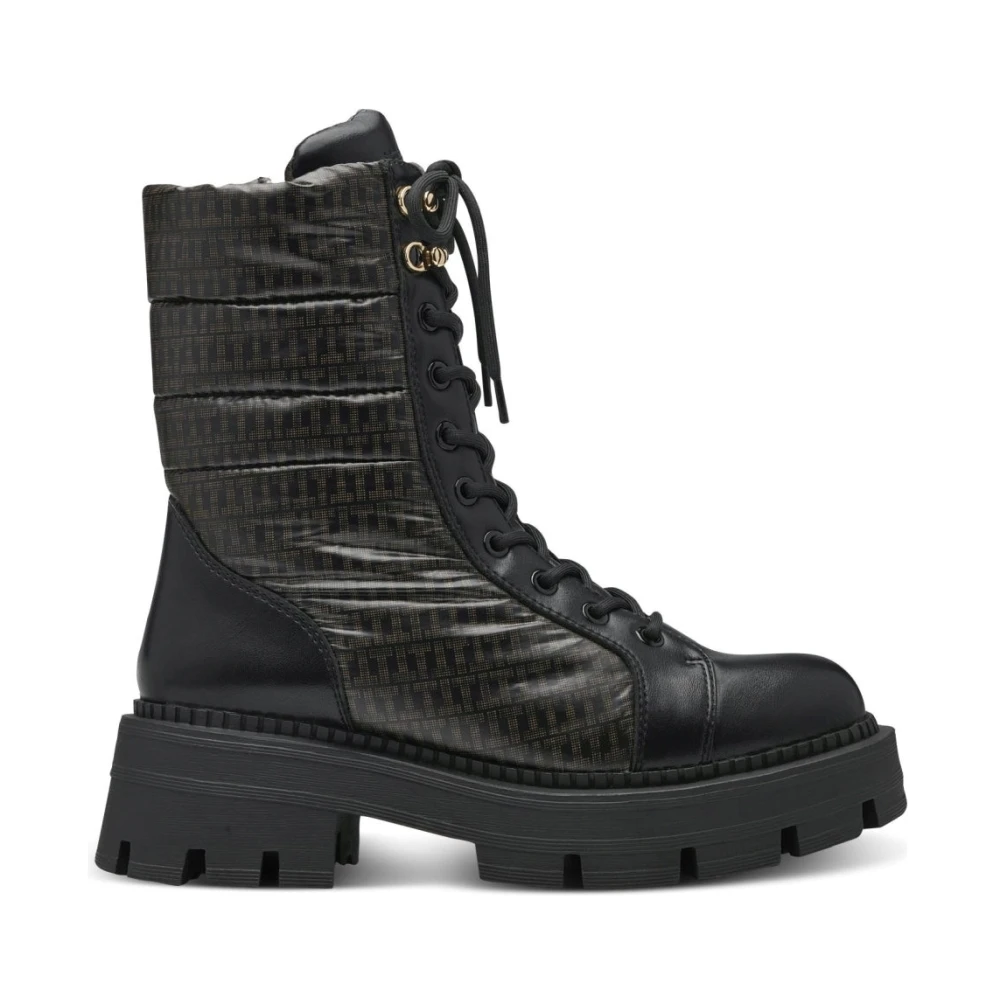 Tamaris Women's Black Lace-Up Boots, 6 Uk, Closed Booties