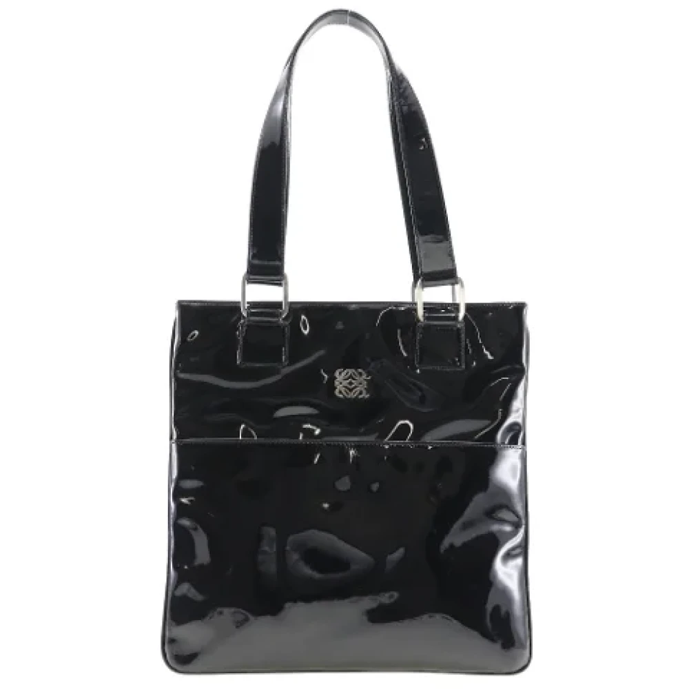 Loewe Pre-owned Leather handbags Black Dames