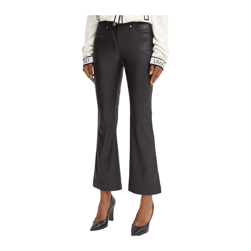 Guess Zwarte Flare Broek Black Dames