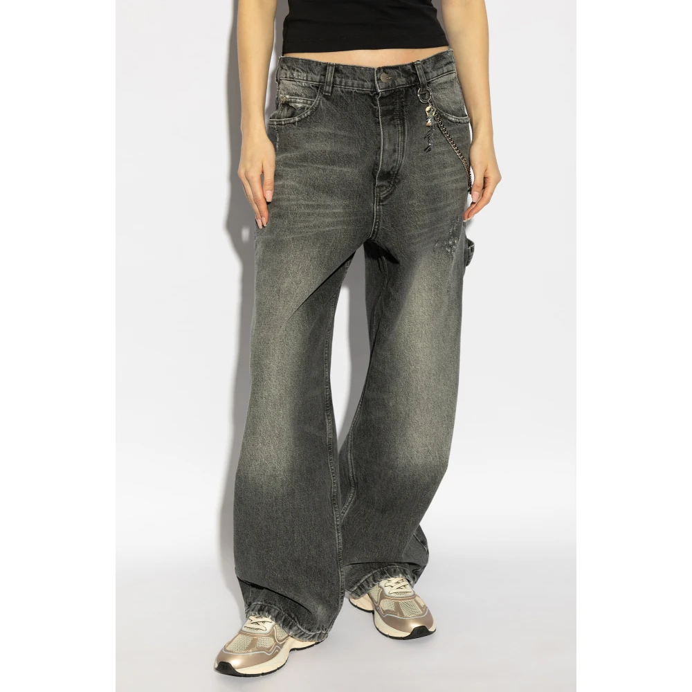 Marc Jacobs Jeans met logo Gray Dames