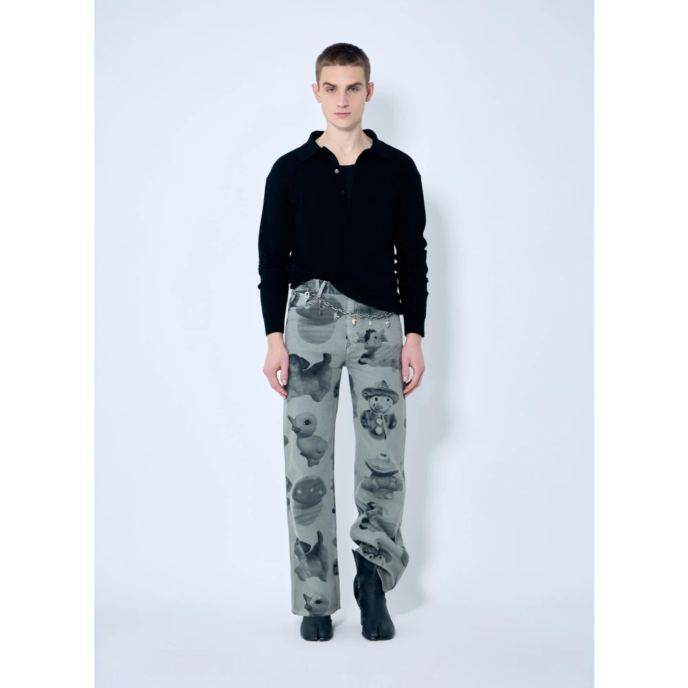 Vivienne Westwood Straight-Leg Five-Pocket Jeans Multicolor Heren