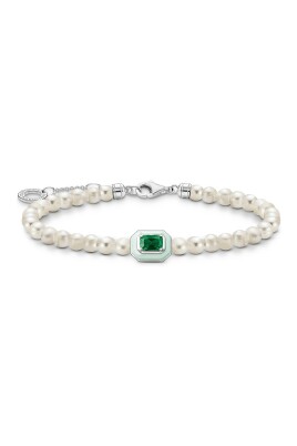 bracelet-pour-femme-avec-perles-blanches-et-pierre-verte
