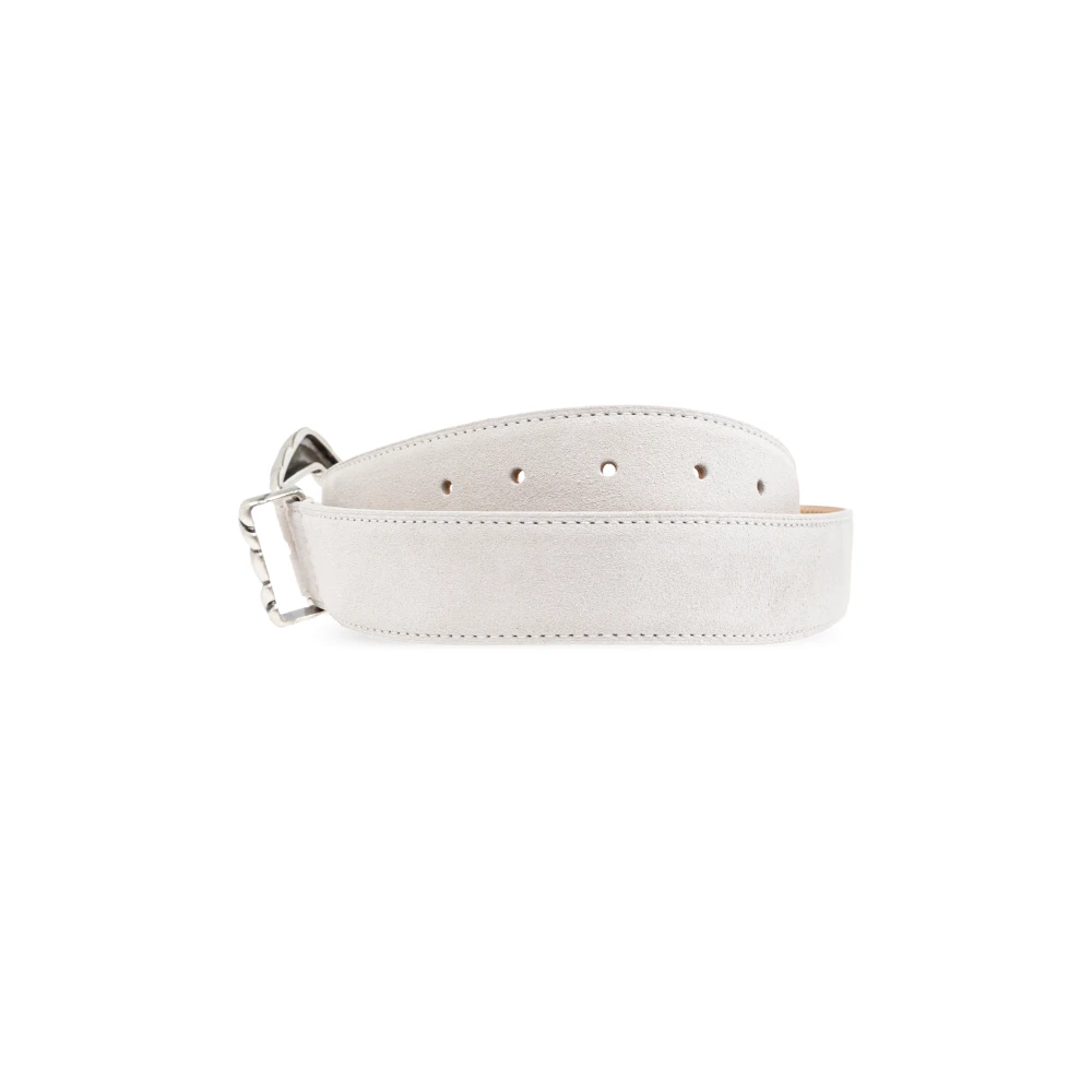 IRO Embella leren riem White Dames