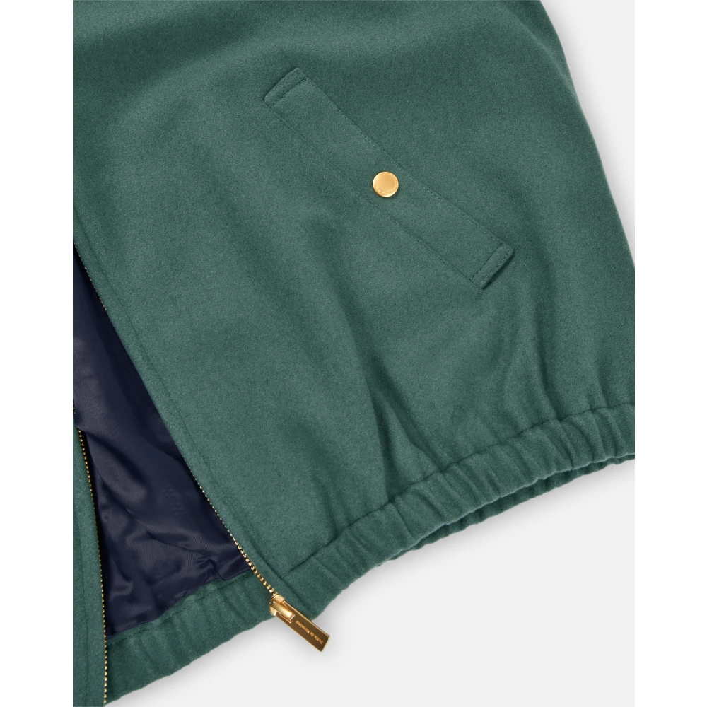 Drole de Monsieur Stijlvolle Jassen voor Mannen Green Heren