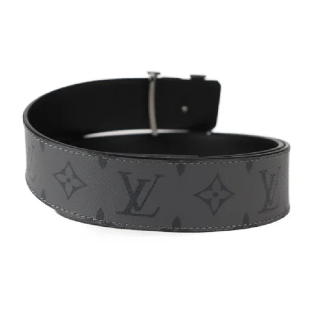 Louis Vuitton Vintage Pre-owned Leather belts Black Dames