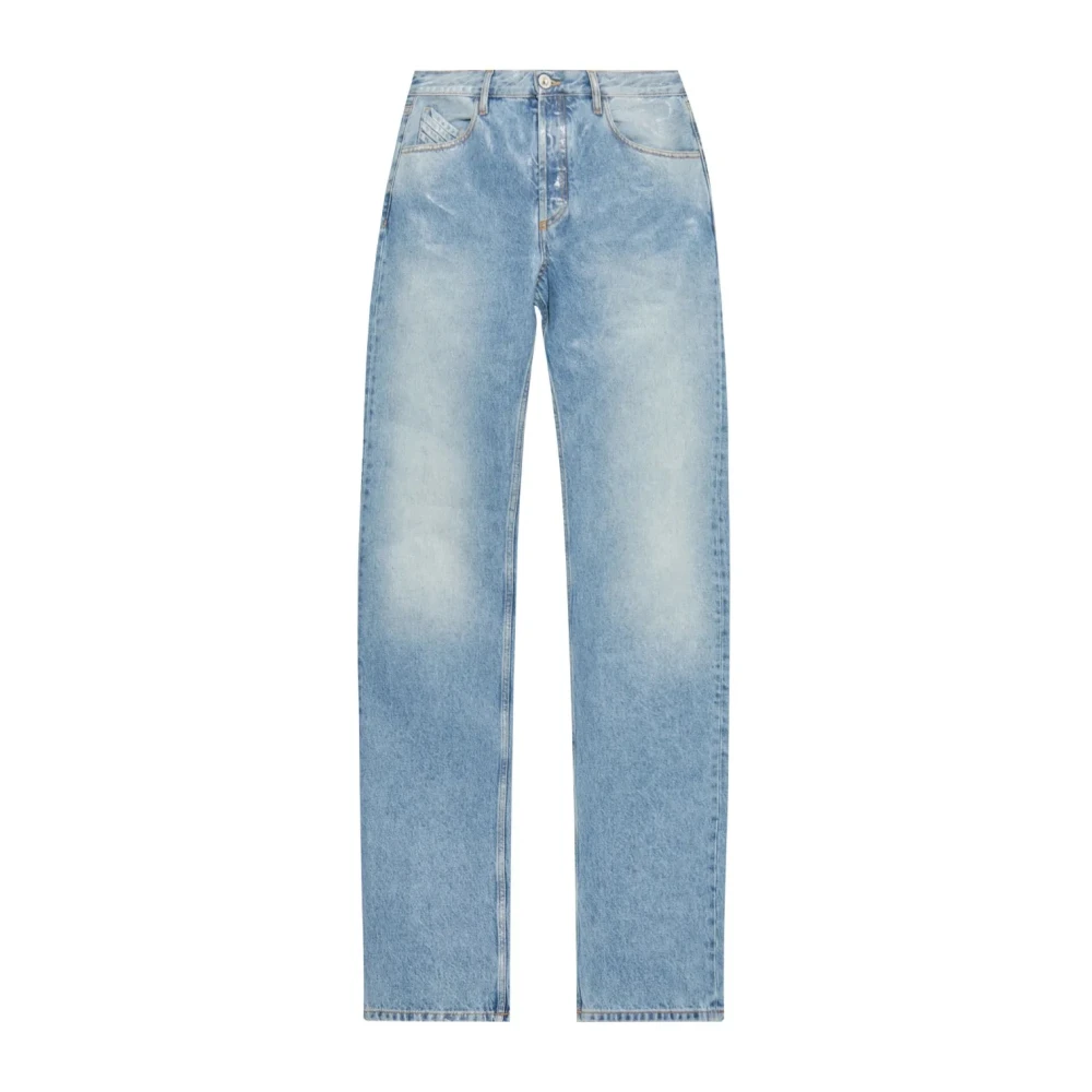 The Attico Elegante Katoenen Lange Broek Blue Dames