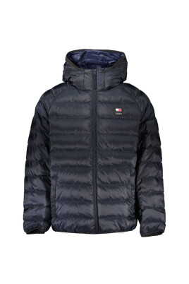 chic-polyester-hooded-jacket-blue