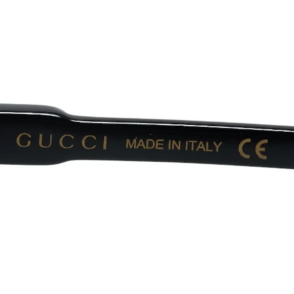 Gucci Vintage Pre-owned Plastic sunglasses Black Dames