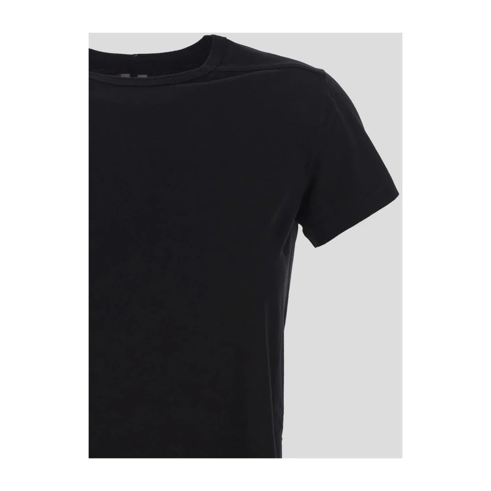Rick Owens Level SS T-Shirt Klassieke Pasvorm Black Dames