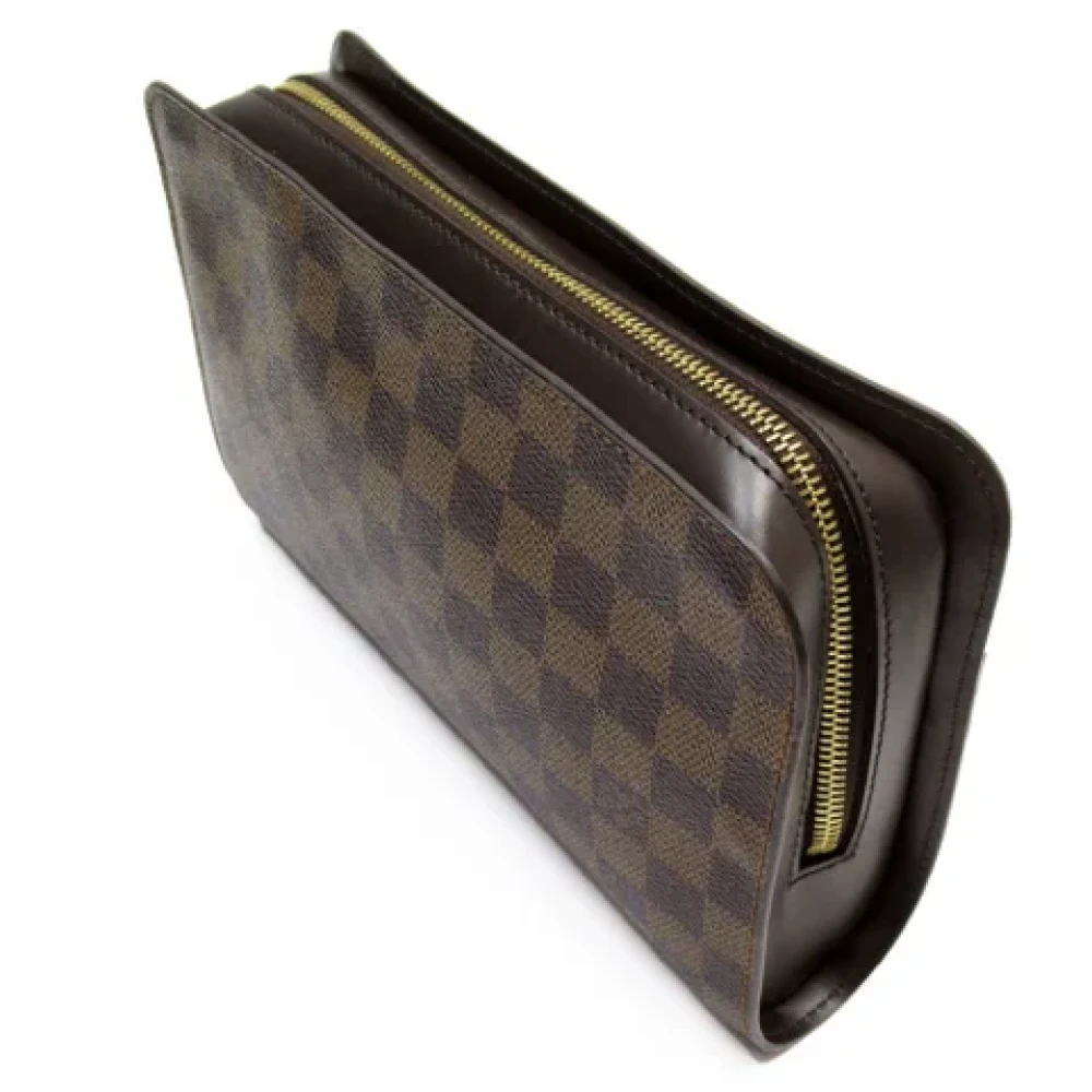 Louis Vuitton Vintage Pre-owned Canvas pouches Brown Heren