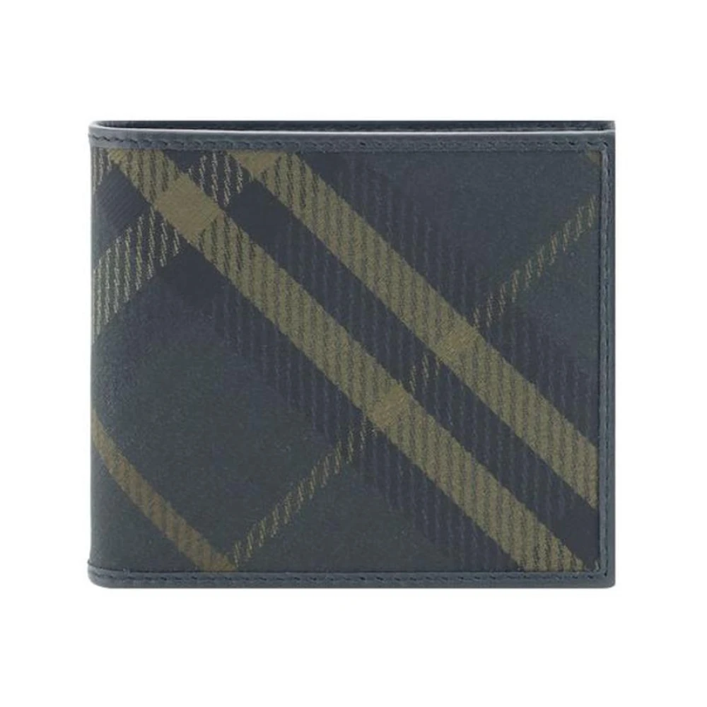 Burberry Check Archiefpatroon Portemonnee met Kaartsleuf Gray Heren
