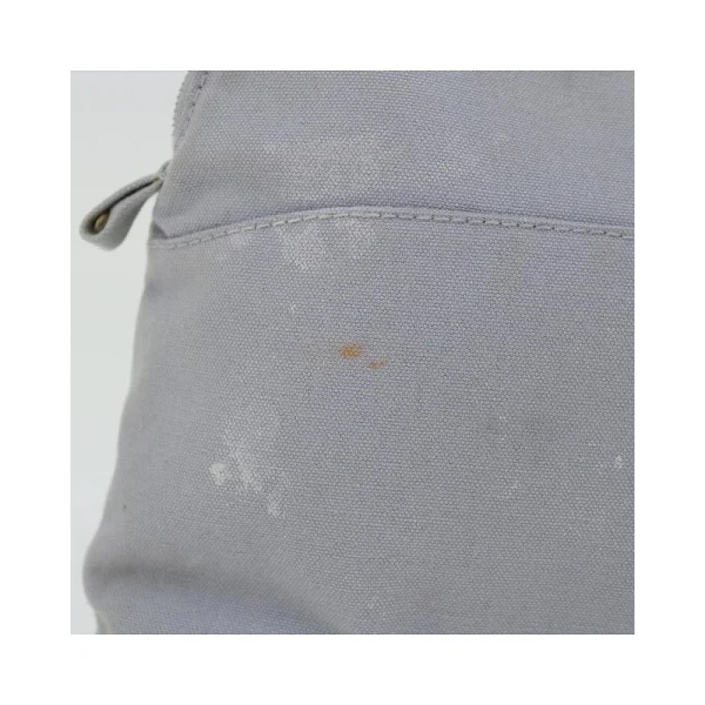 Hermès Vintage Pre-owned Cotton pouches Blue Dames