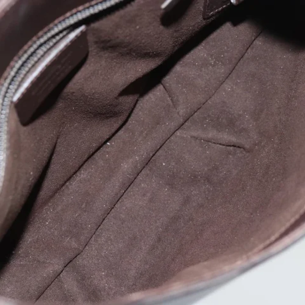 Salvatore Ferragamo Pre-owned Leather handbags Brown Dames