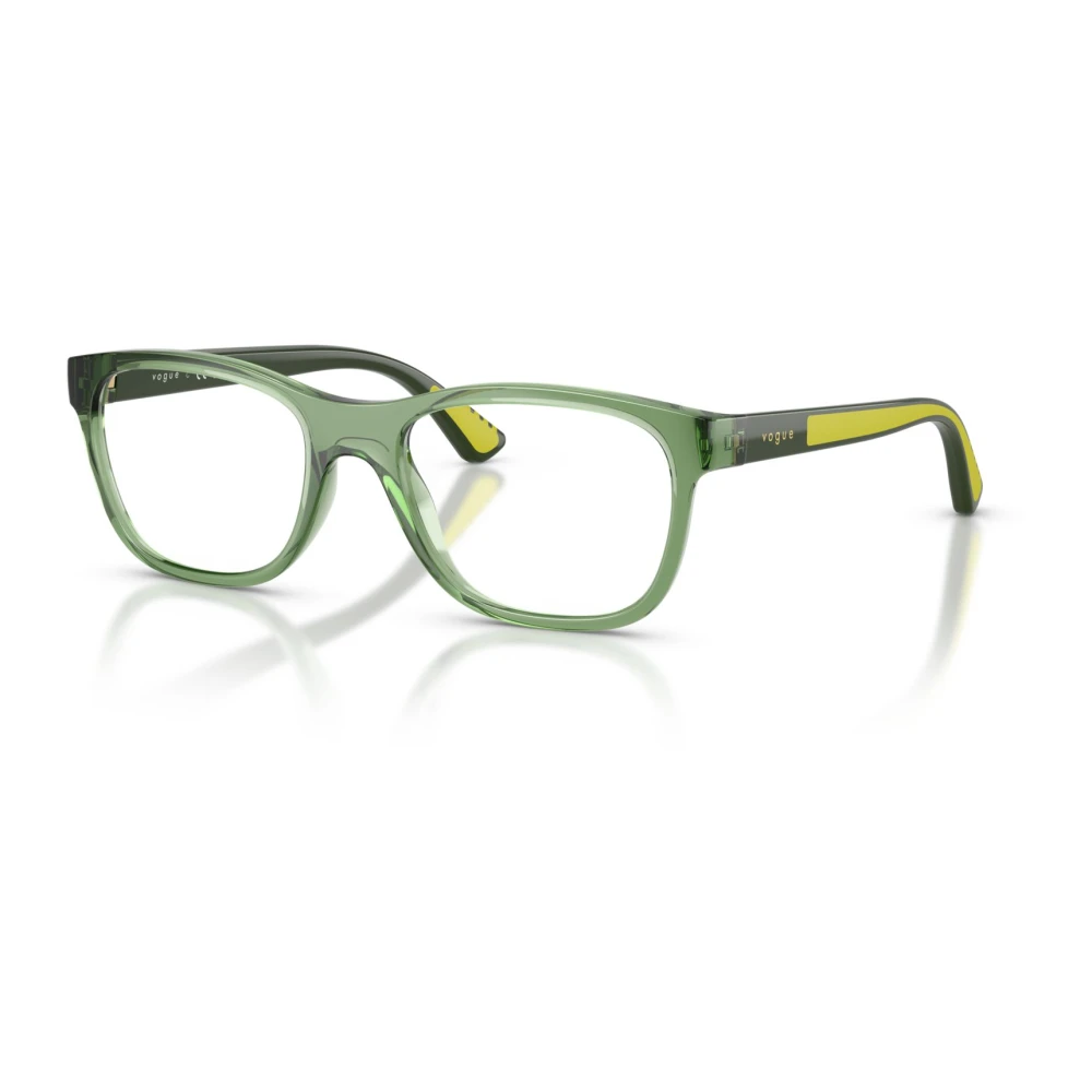 Vogue Unisex Green Glasses, 46 Mm, Transparent Dark Eyewear Frames