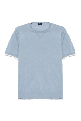 blue-linen-cotton-sweater-short-sleeves