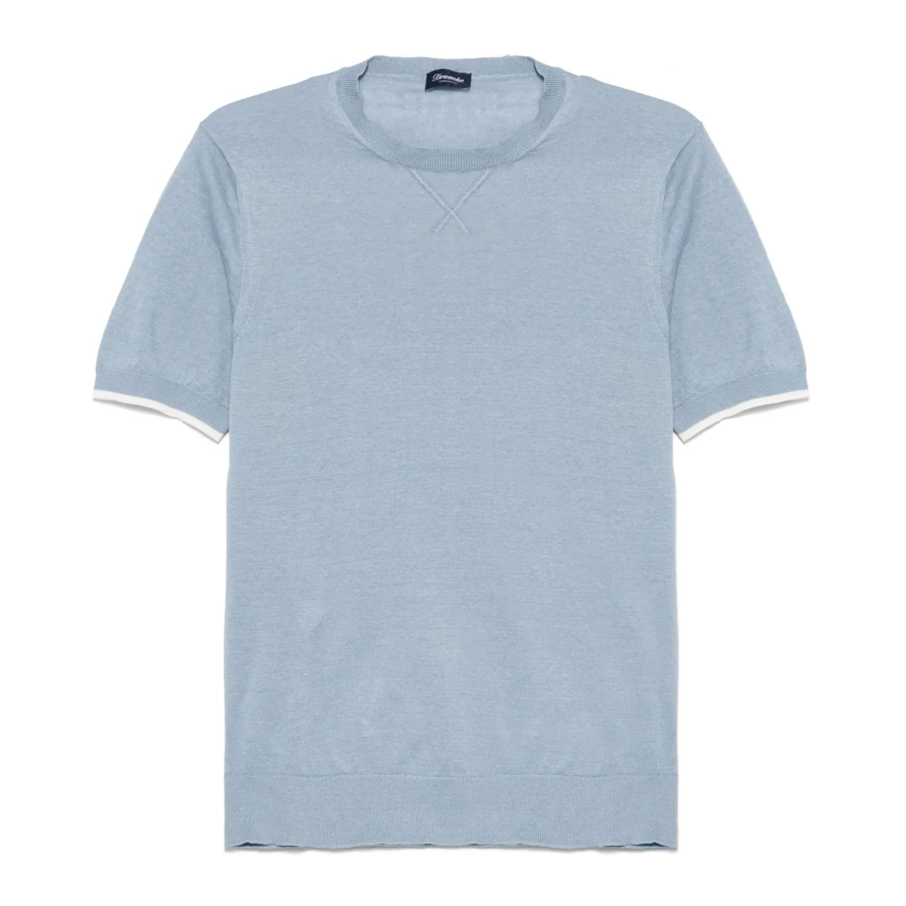 Drumohr - Tops > T-Shirts - Blue - Drumohr - Modalova