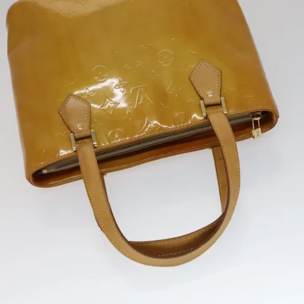 Louis Vuitton Vintage Pre-owned Leather handbags Beige Dames