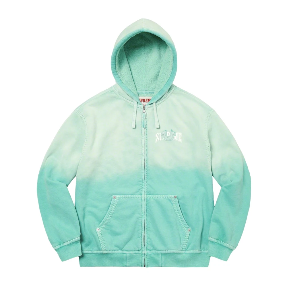 Supreme Beperkte oplage capuchontrui Fw22 Aqua Blue Heren