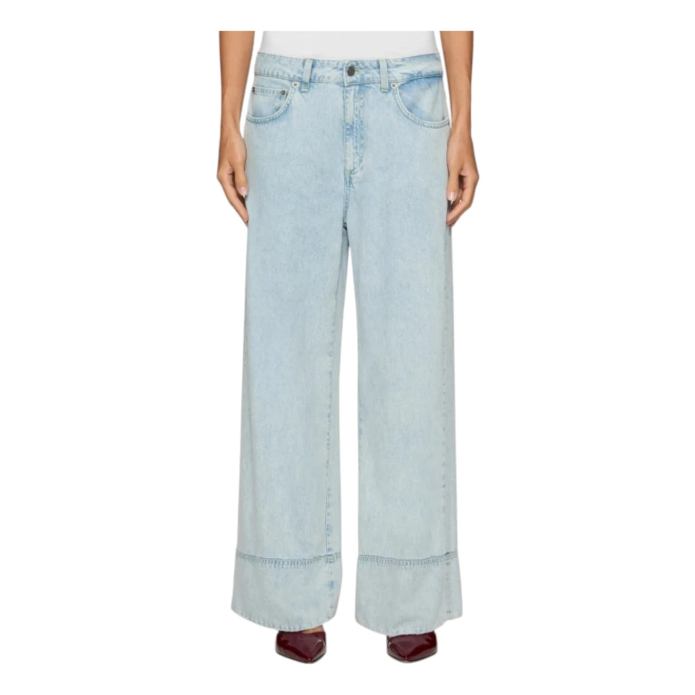 Dondup Wijde Ruby jeans in lyocell denim Blue Dames