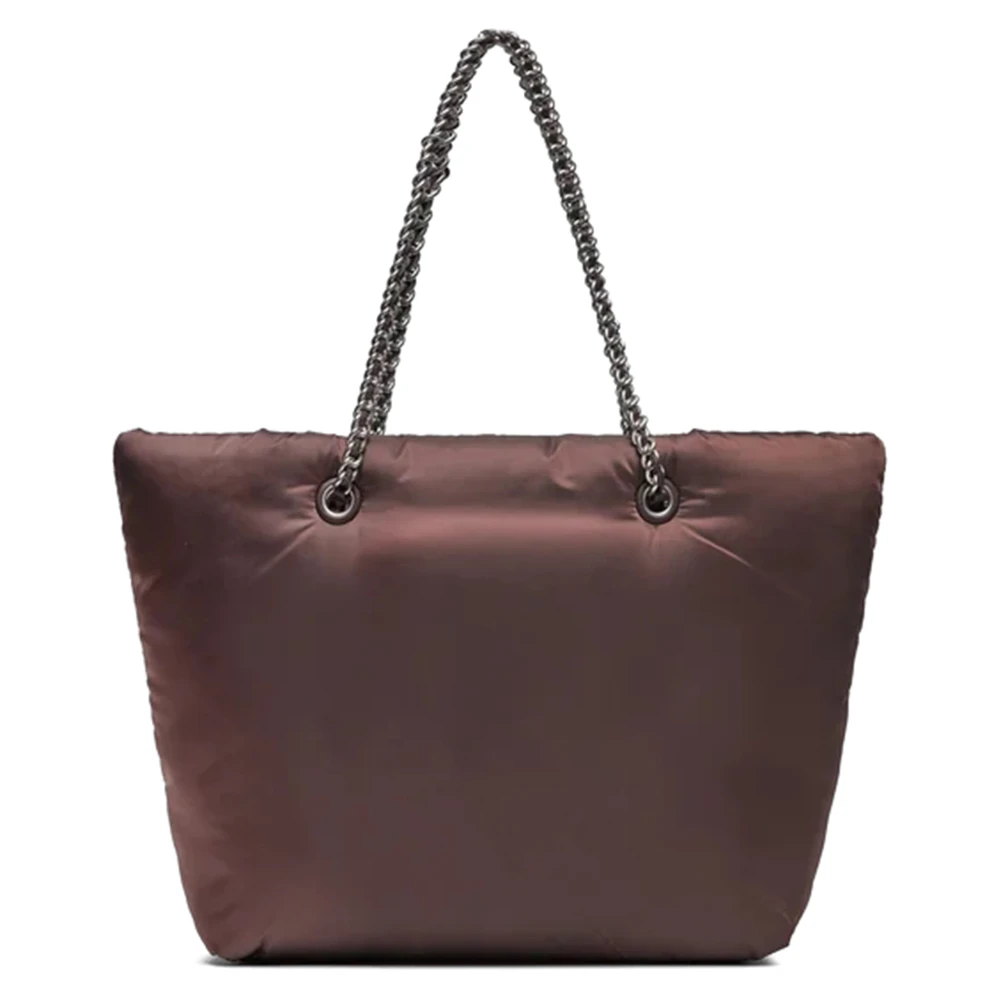 TORY BURCH Puffy tas voor stijlvolle outfits Brown Dames
