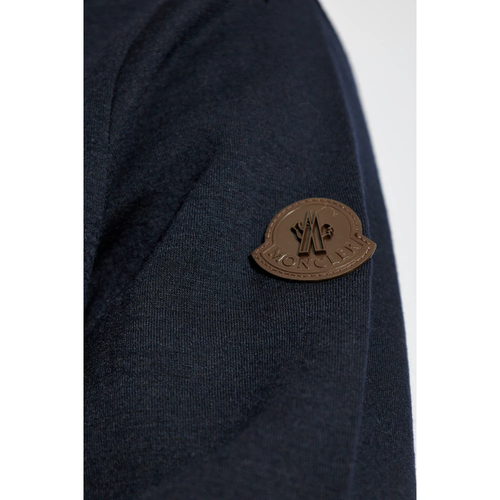 Moncler Hoodie Blue Heren