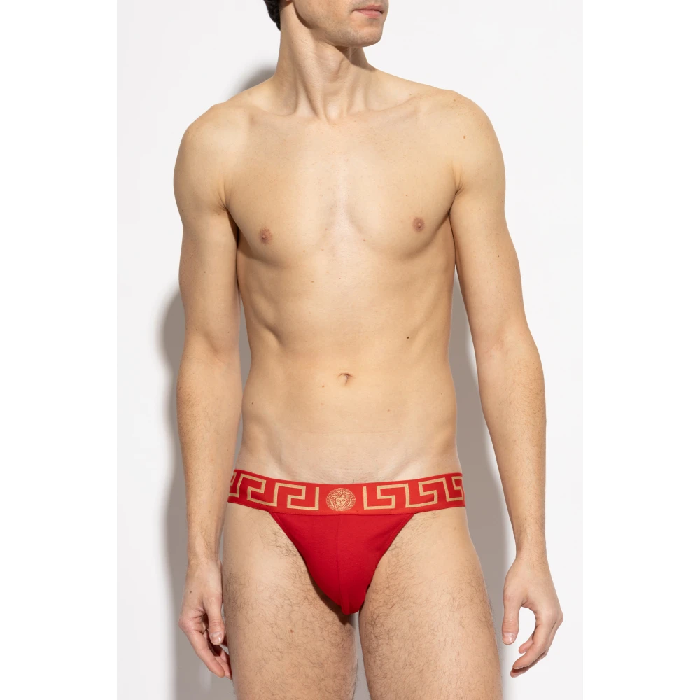 Versace Katoenen jockstraps Red Heren