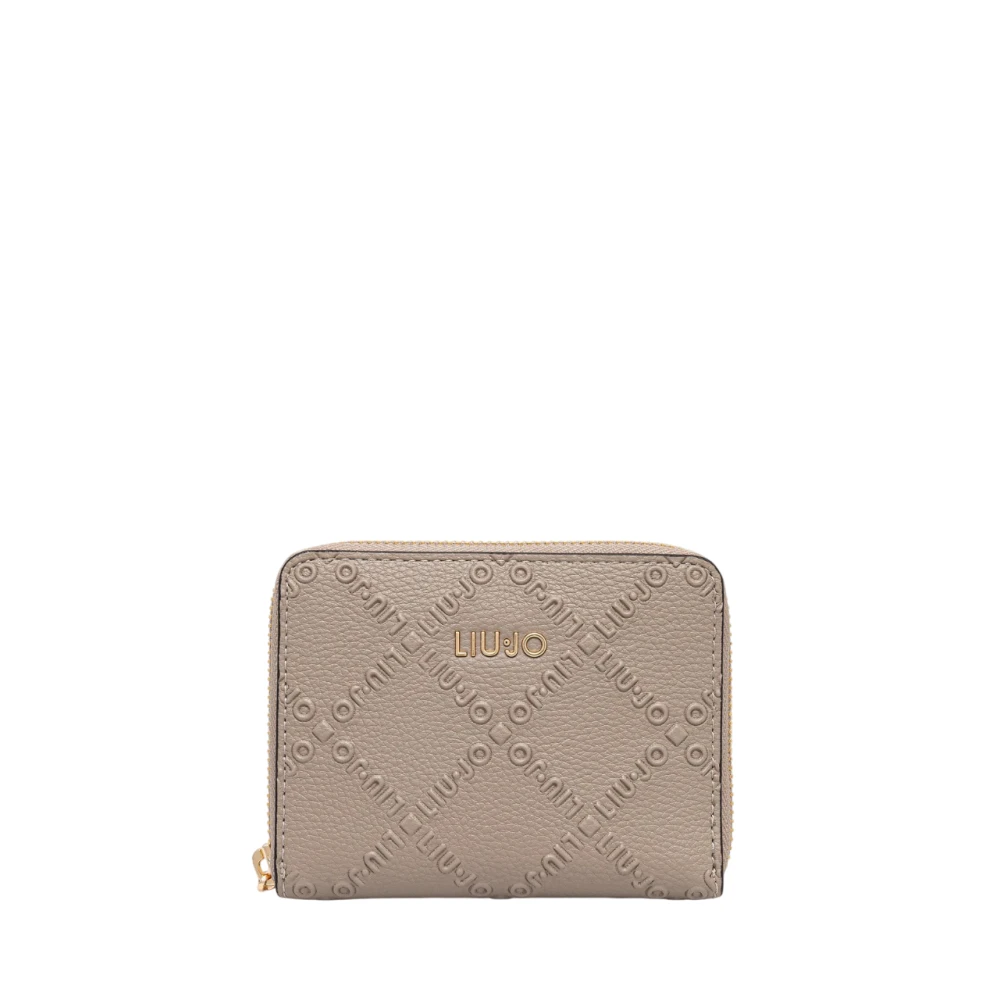 Liu Jo Mujer Beige - Monederos Con Cremallera Y Logotipos En Relieve - Accessories - One Size - Monederos Con Cremallera Y Logotipos En Relieve