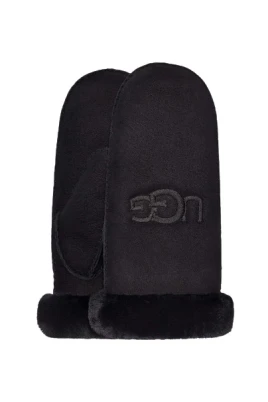 Broderad Fårskinn Handskar
