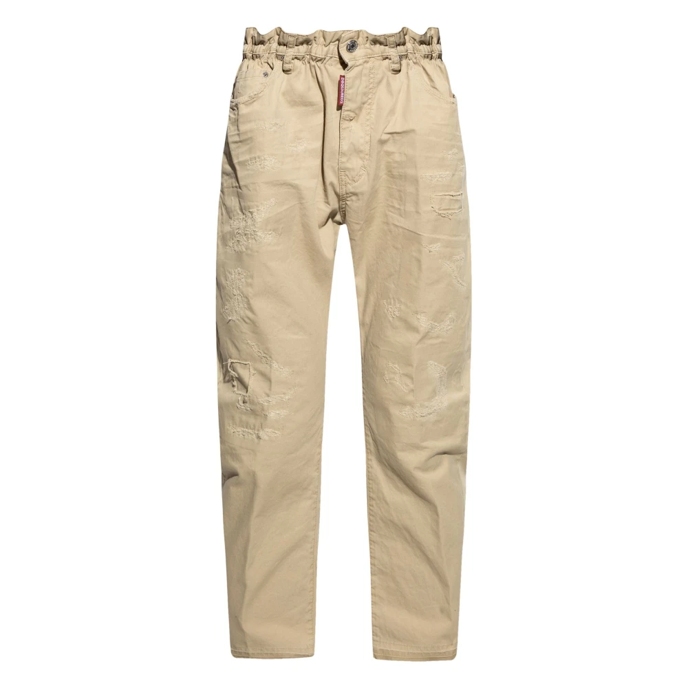 Dsquared2 Bruine Casual Broeken voor Mannen Brown Heren