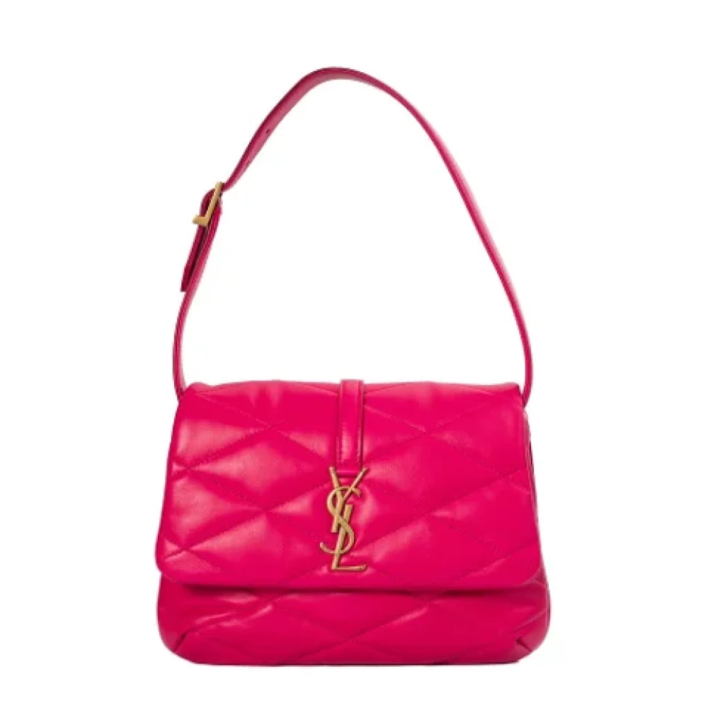 Yves Saint Laurent Vintage Pre-owned Leather handbags Pink Dames